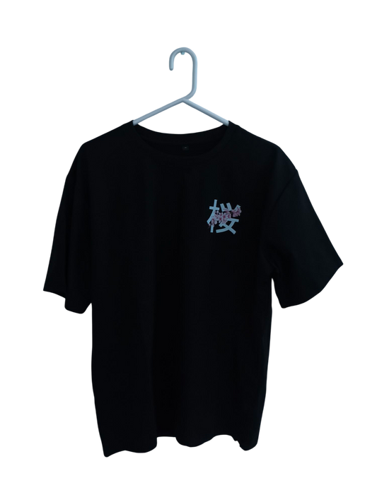 Black blossom t-shirt