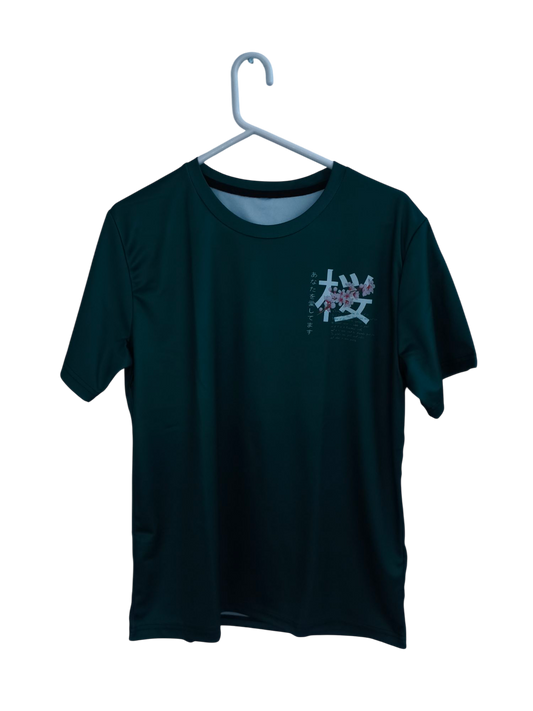 Green blossom t-shirt