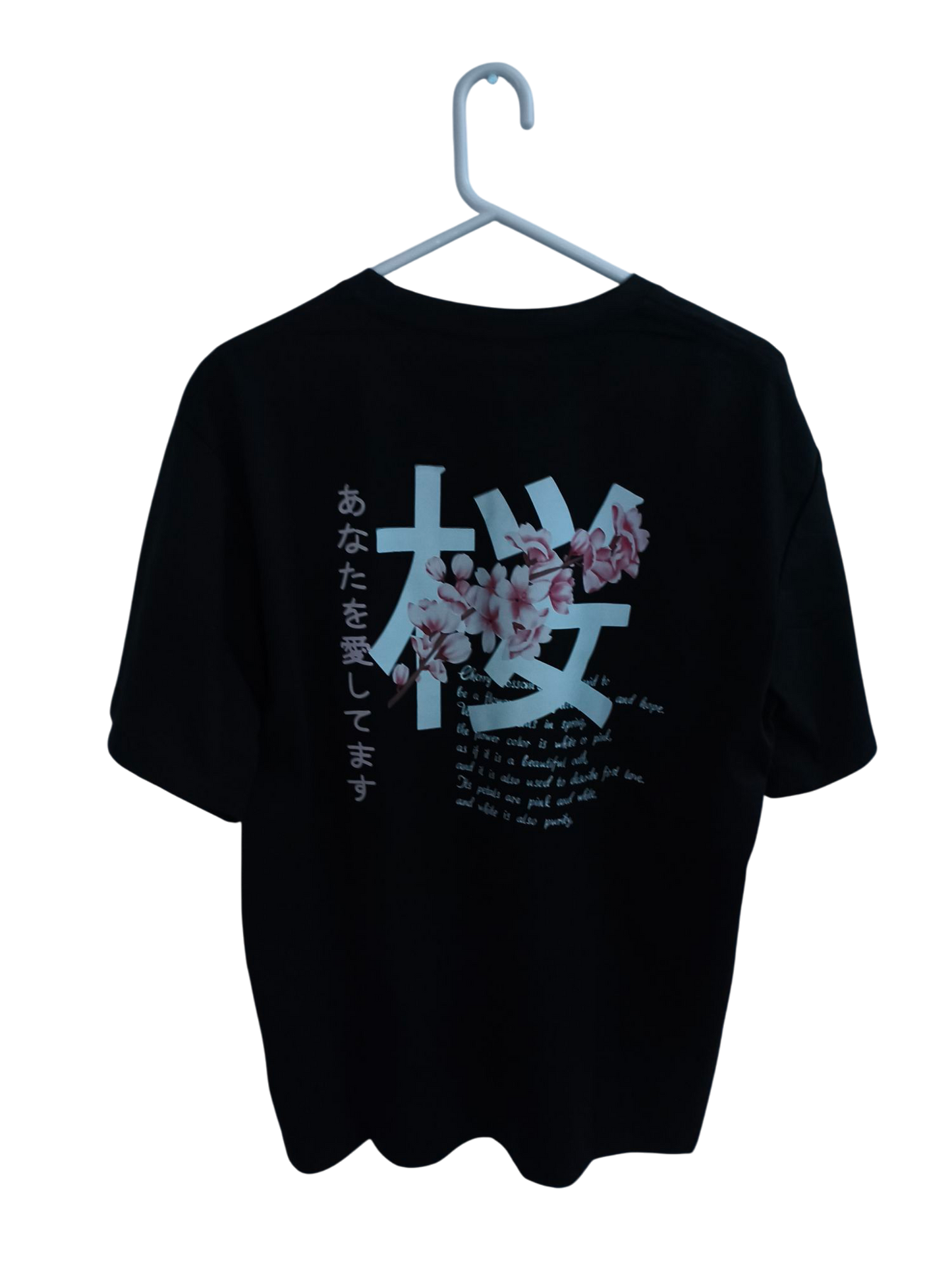 Black blossom t-shirt